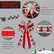 Large Christmas Bow for Wreath, Red Black Buffalo Plaid Christmas Wreath Bows for Front Door, Red Velvet Decorative Wreath Bow Snowflake Wreath Bows Christmas Bows for Lndoor Outdoor Xmas Decorations